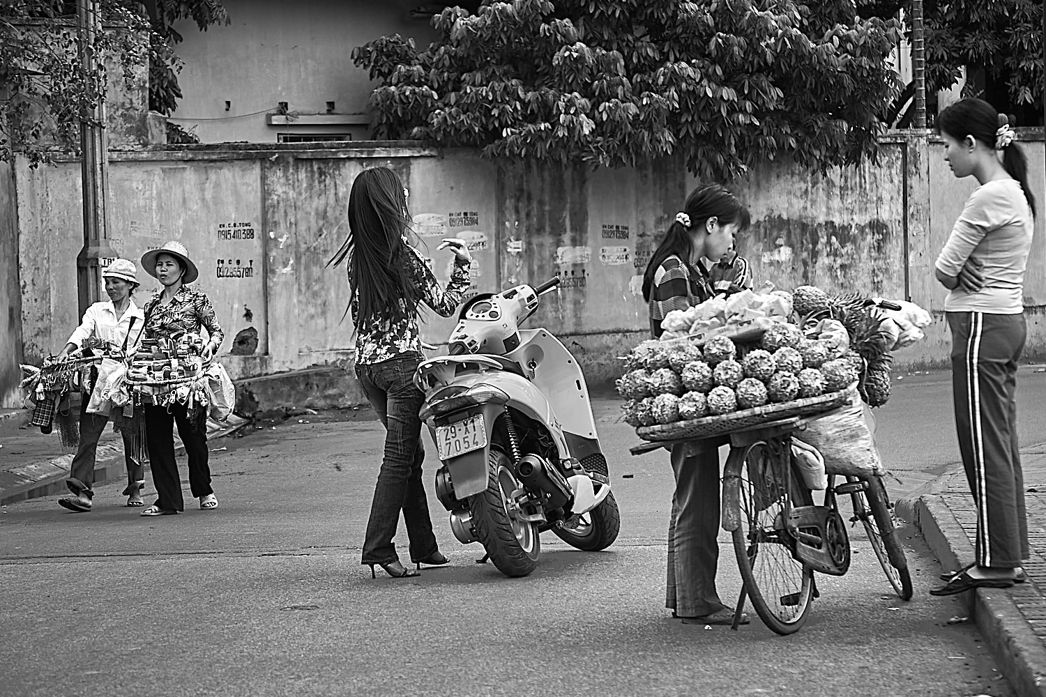 Street scene in Hanoi