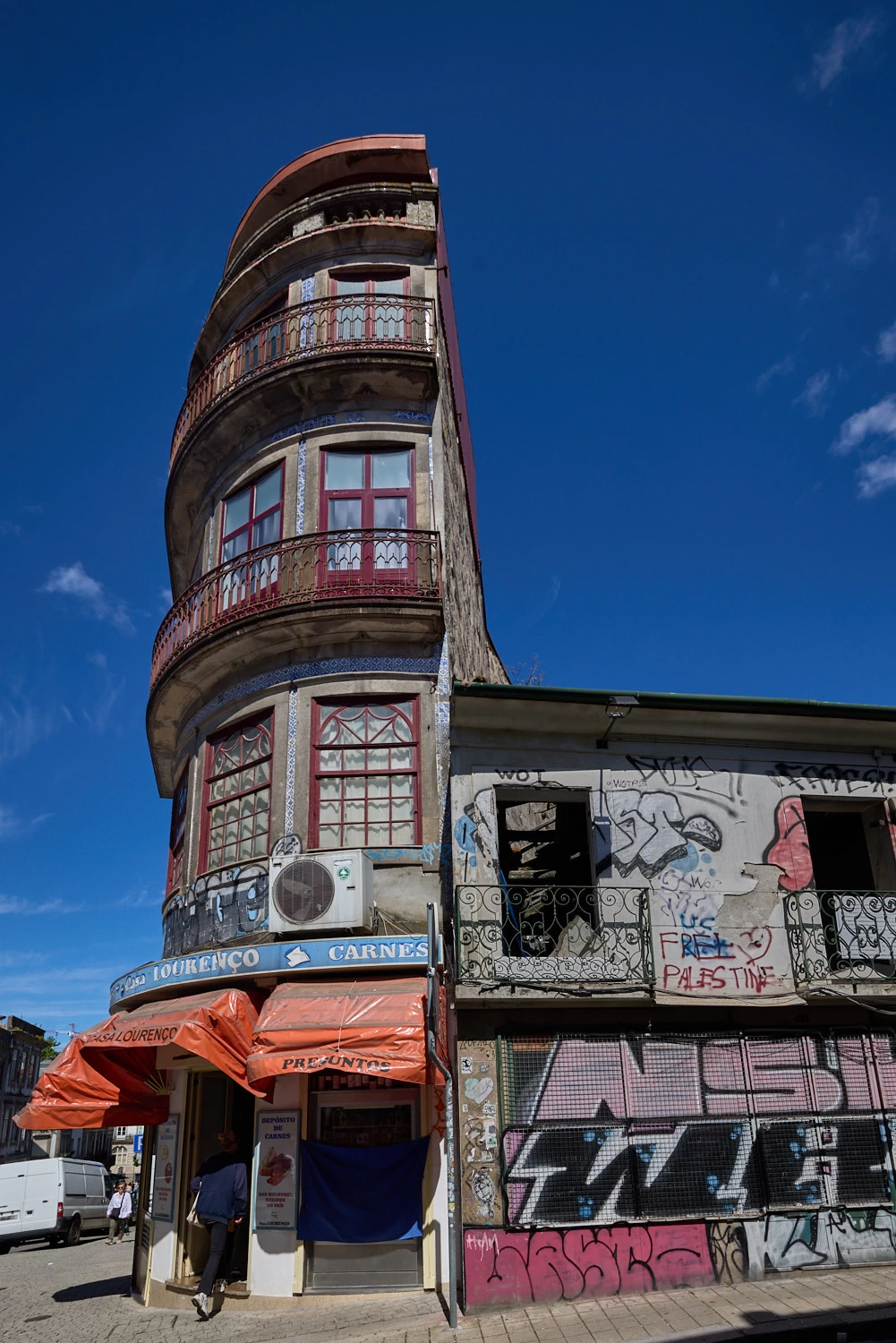 Interesting building in Porto