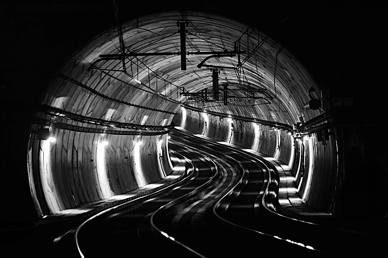 Metro tunnel in Porto